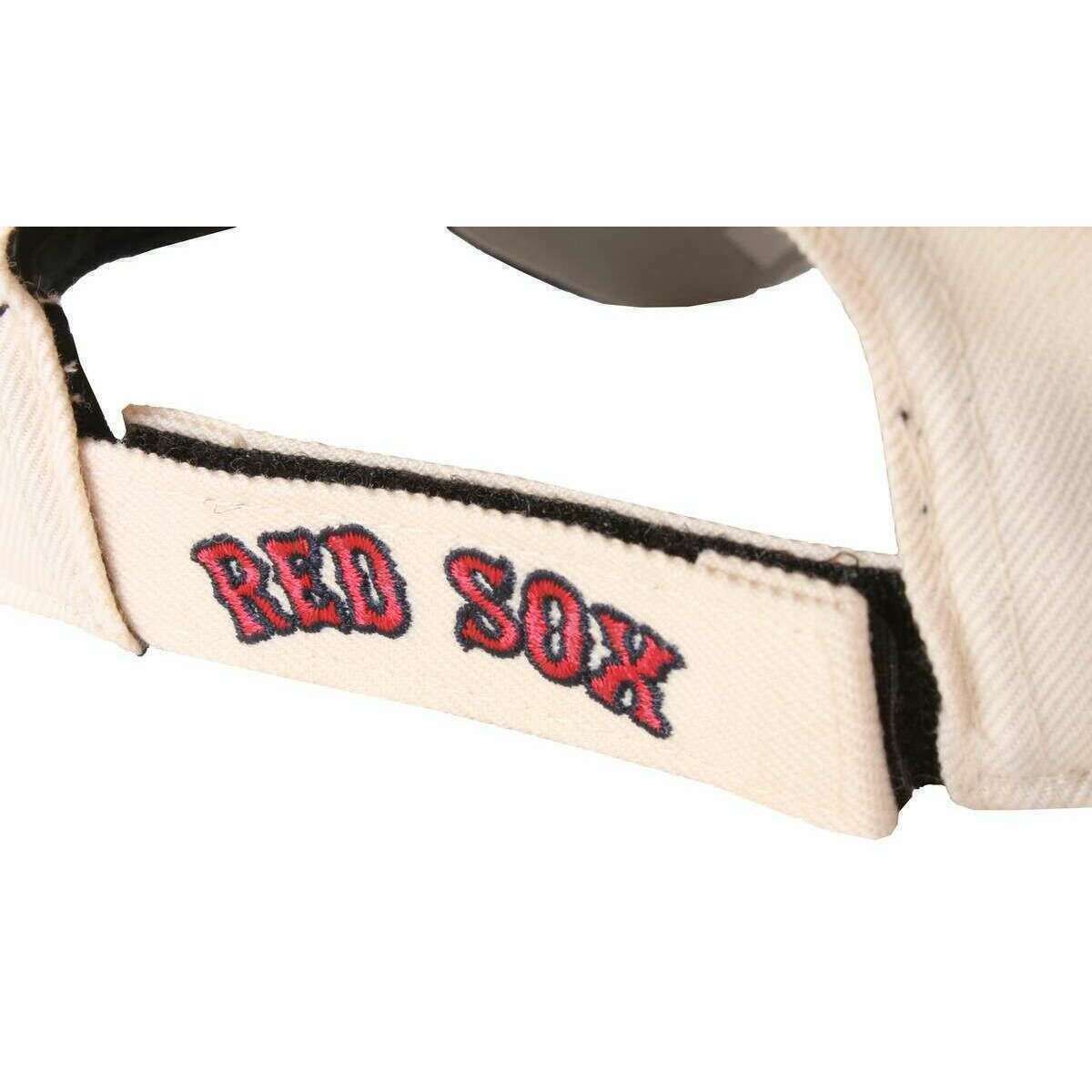 47 Brand MLB Boston Red Sox Two Tone MVP Cap - Natural Cream/Navy - Image 4