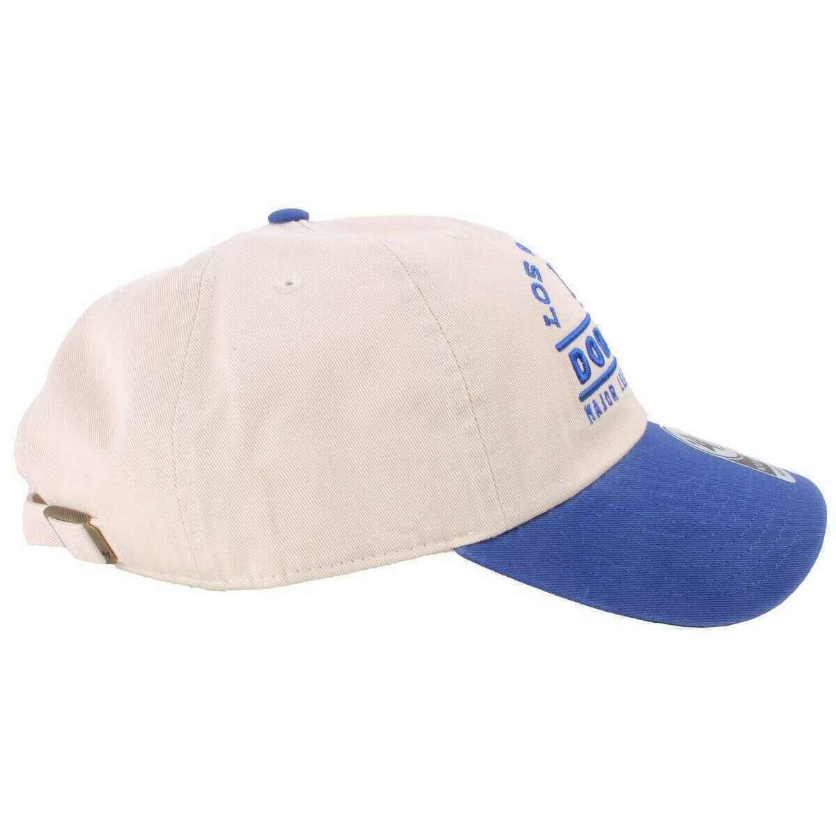 47 Brand MLB LA Dodgers Windham Clean Up Cap - Natural Cream/Blue - Image 3