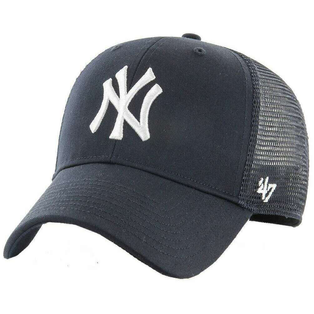 47 Brand New York Yankees Branson Trucker Snapback Cap - Navy/White