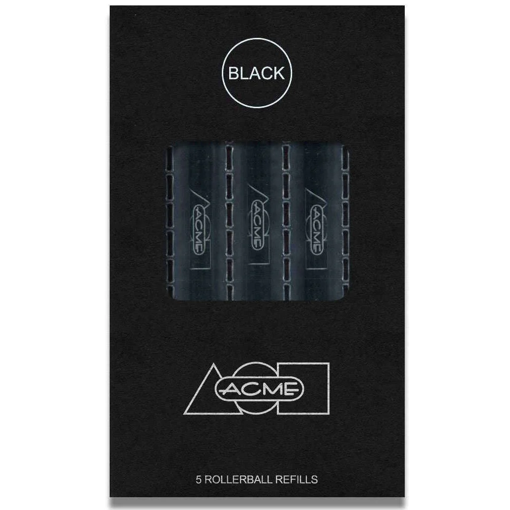 Acme Studio Standard Rollerball Refill 5 Pack - Black - Image 2