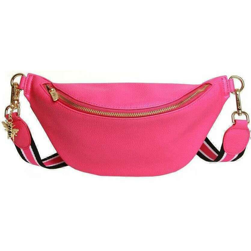 Alice Wheeler London Banana Bag - Hot Pink