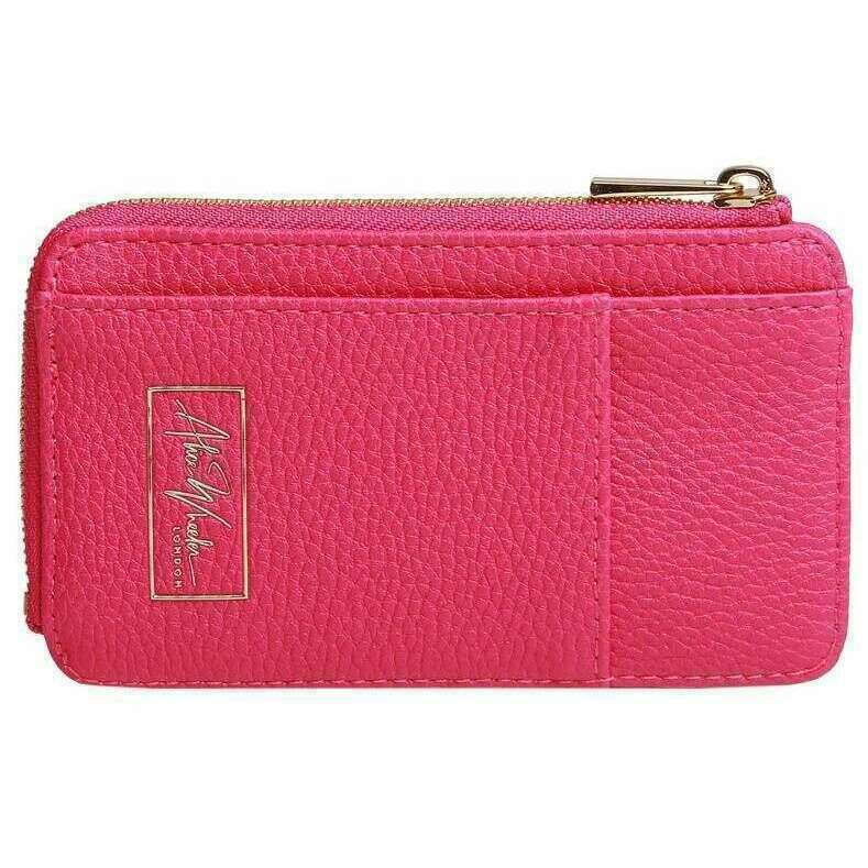 Alice Wheeler London Bath Coin Card Purse - Hot Pink - Image 2