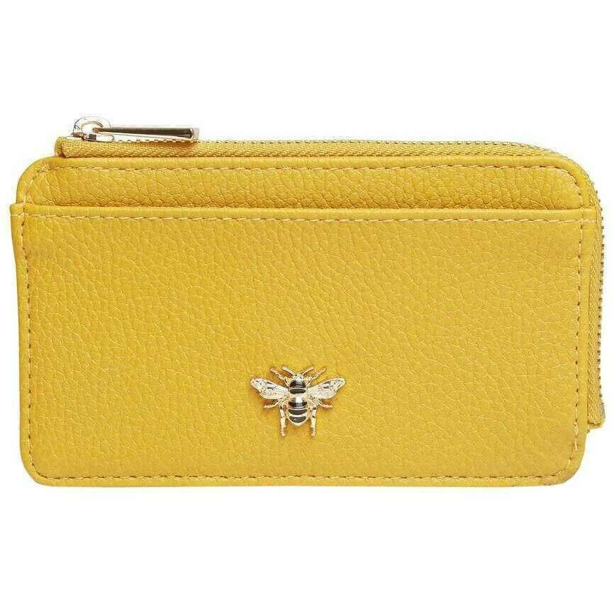 Alice Wheeler London Bath Coin Card Purse - Ochre Yellow
