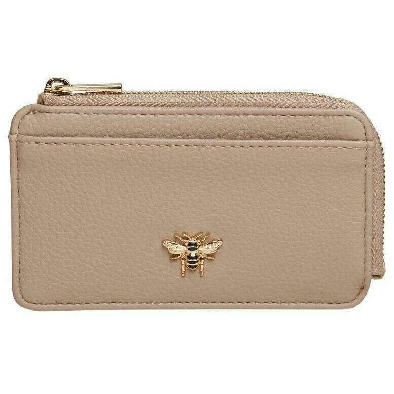 Alice Wheeler London Bath Coin Card Purse - Stone Beige