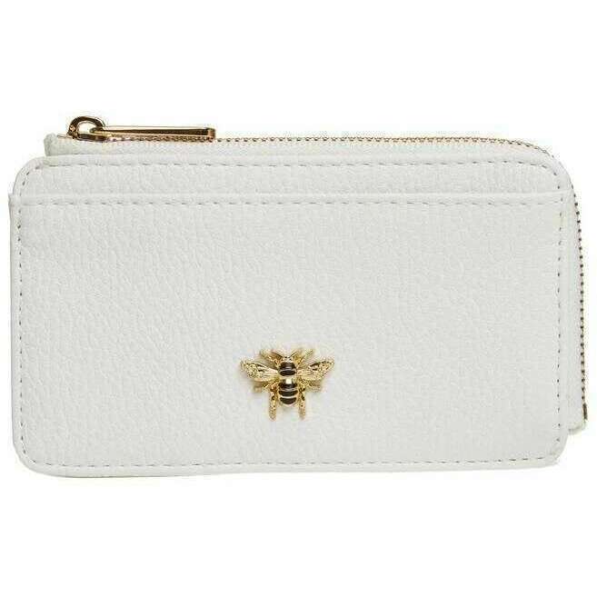 Alice Wheeler London Bath Coin Card Purse - White