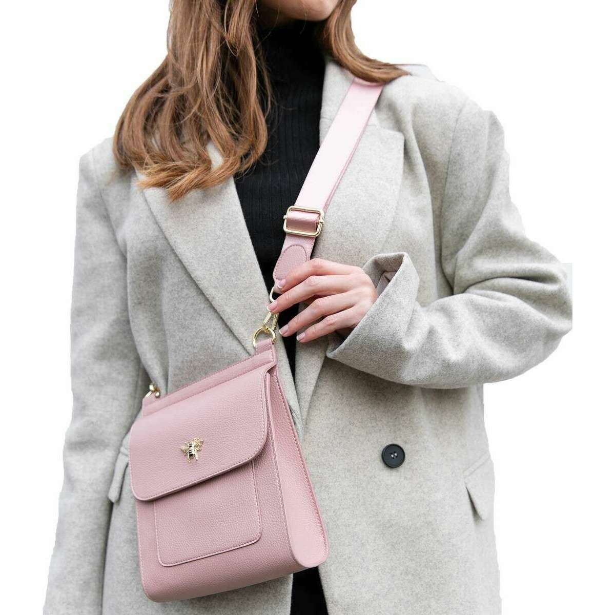 Alice Wheeler London Bloomsbury Cross Body Bag - Pink - Image 5