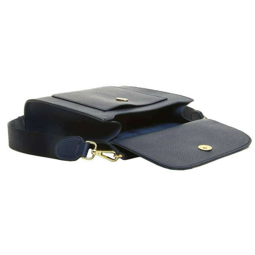 Alice Wheeler London Bloomsbury Crossbody Bag - Navy - Image 3