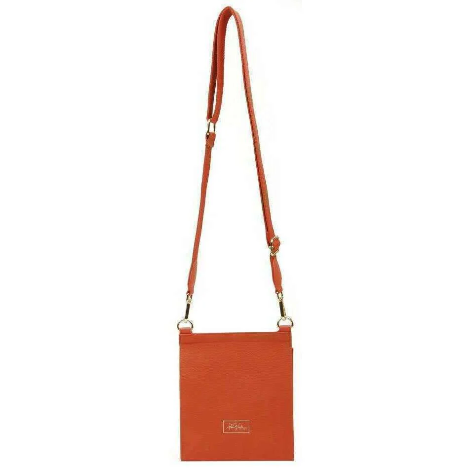 Alice Wheeler London Bloomsbury Crossbody Bag - Orange - Image 2