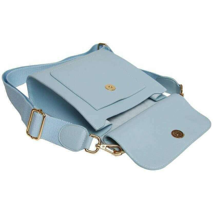 Alice Wheeler London Bloomsbury Crossbody Bag - Pastel Blue - Image 4
