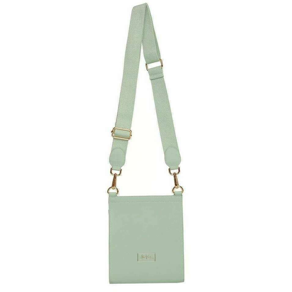 Alice Wheeler London Bloomsbury Crossbody Bag - Pastel Mint - Image 2