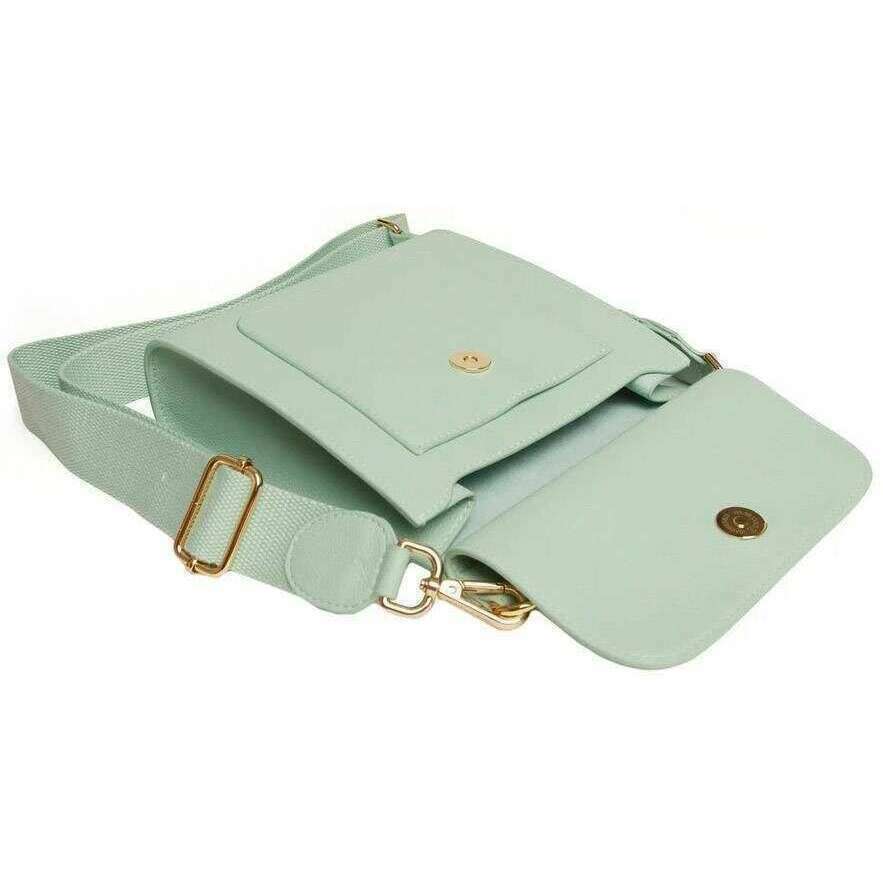 Alice Wheeler London Bloomsbury Crossbody Bag - Pastel Mint - Image 4