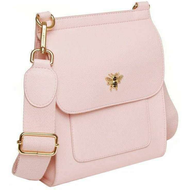 Alice Wheeler London Bloomsbury Crossbody Bag - Pastel Pink - Image 3