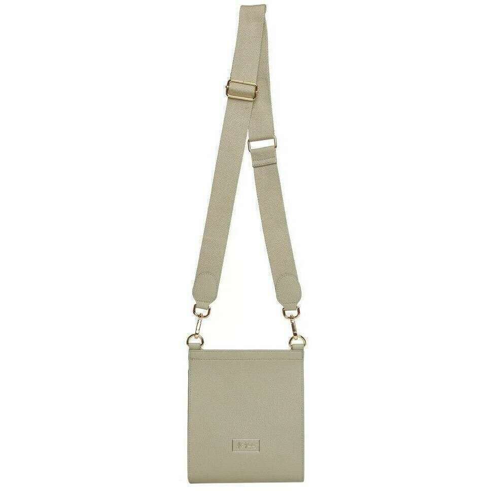 Alice Wheeler London Bloomsbury Crossbody Bag - Pistachio Green - Image 2