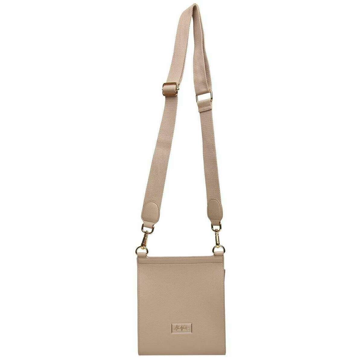 Alice Wheeler London Bloomsbury Crossbody Bag - Stone Beige - Image 2