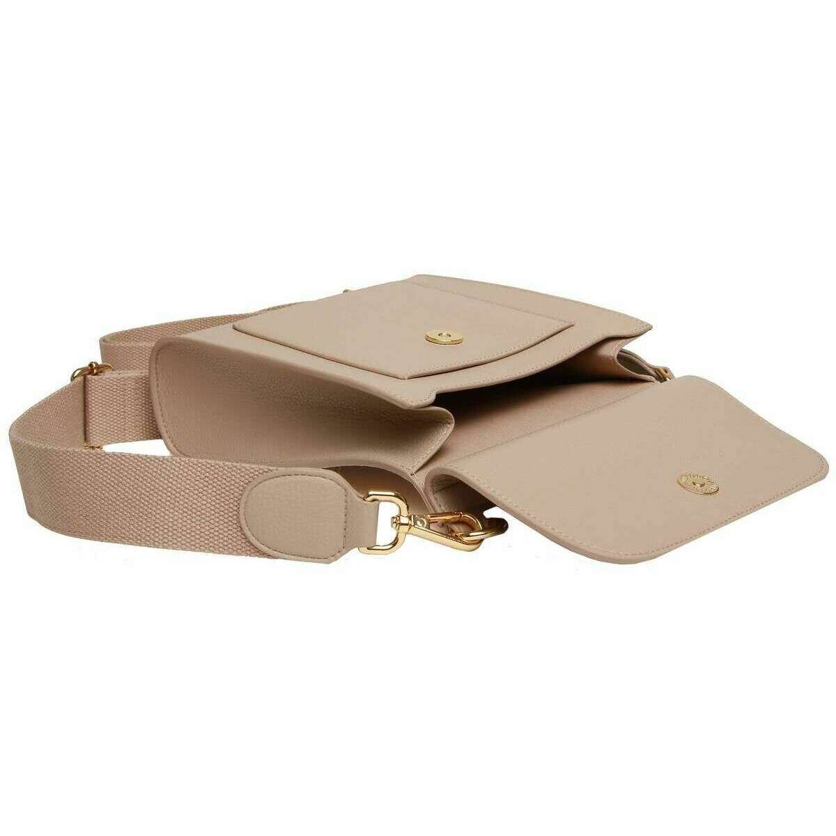 Alice Wheeler London Bloomsbury Crossbody Bag - Stone Beige - Image 3