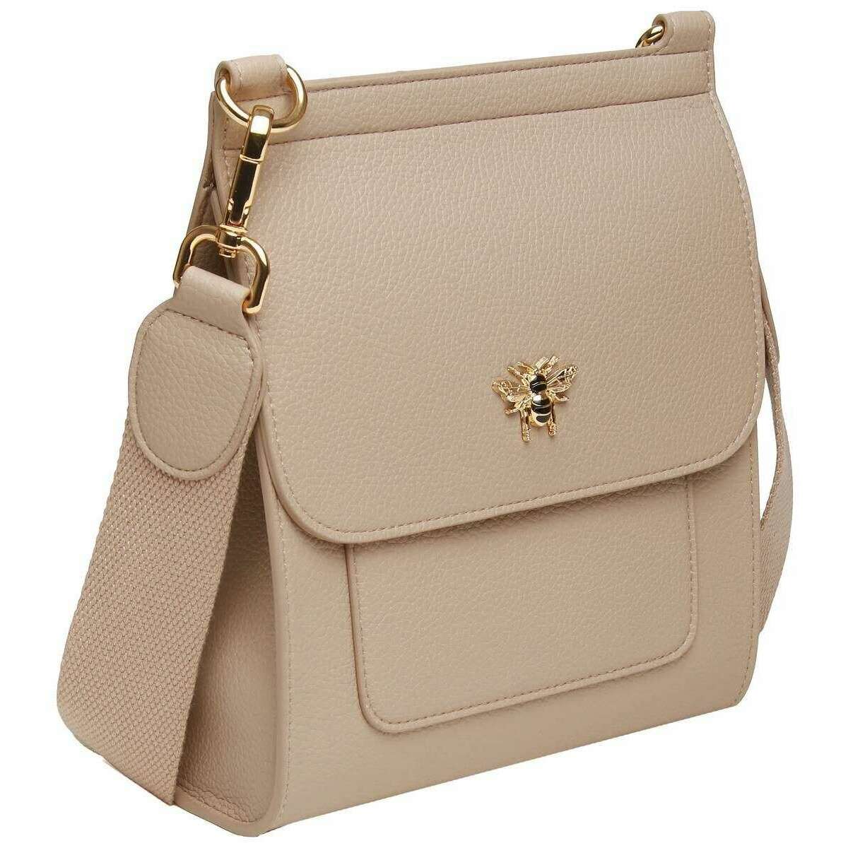 Alice Wheeler London Bloomsbury Crossbody Bag - Stone Beige - Image 4