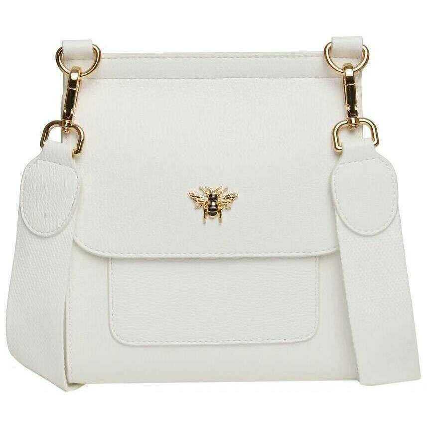 Alice Wheeler London Bloomsbury Crossbody Bag - White