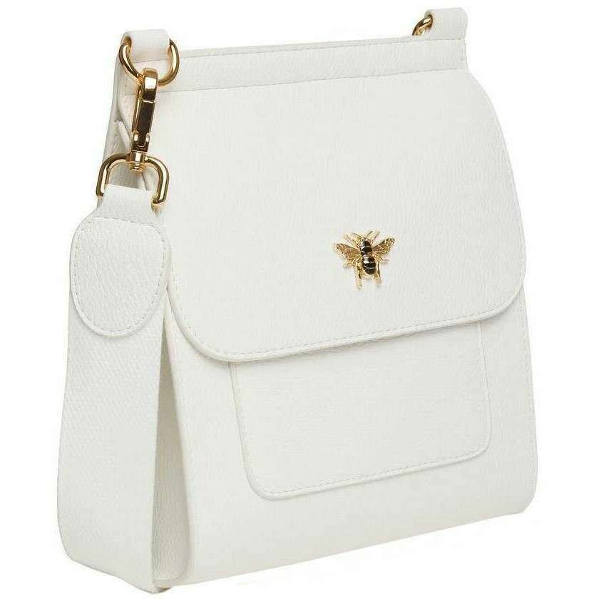 Alice Wheeler London Bloomsbury Crossbody Bag - White - Image 3