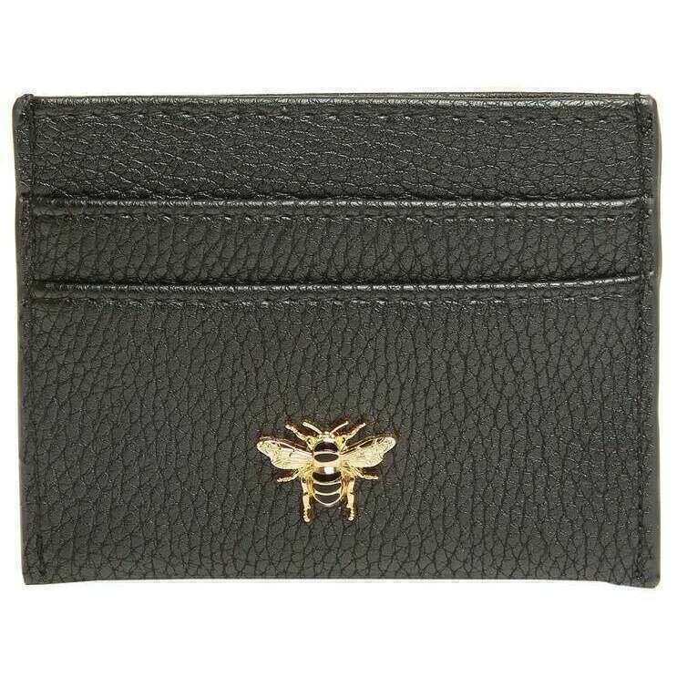 Alice Wheeler London Bow Card Holder - Black
