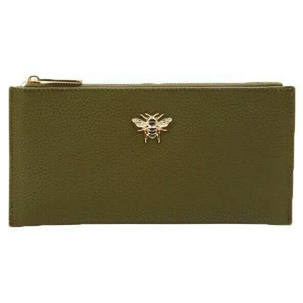 Alice Wheeler London Brunel Purse - Olive Green