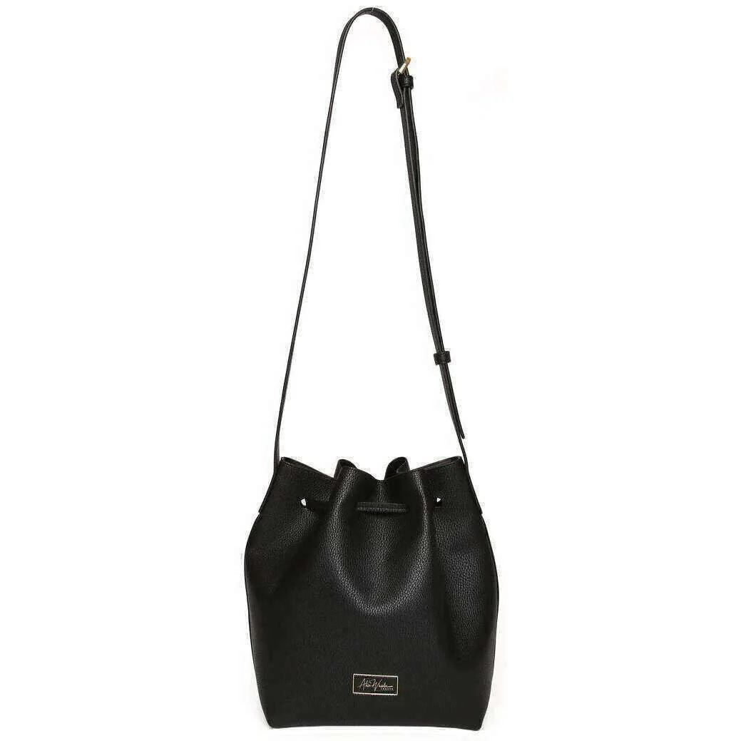 Alice Wheeler London Bucket Crossbody Bag - Black - Image 3