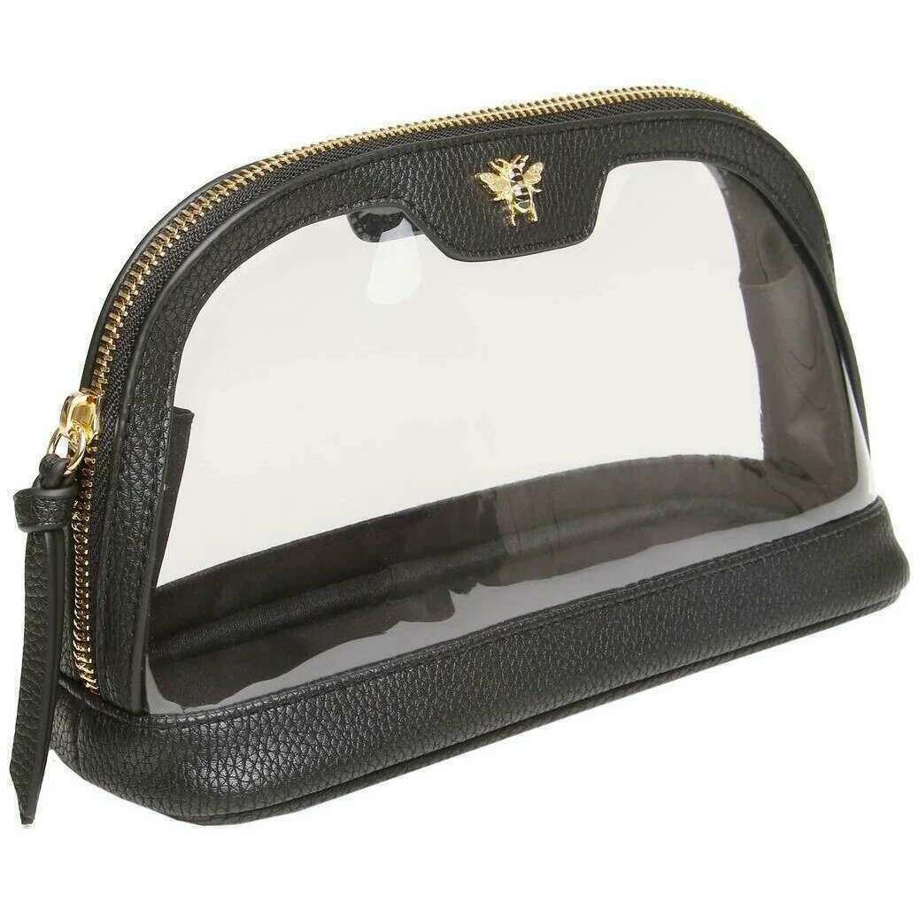 Alice Wheeler London Clear Makeup Bag - Black - Image 3