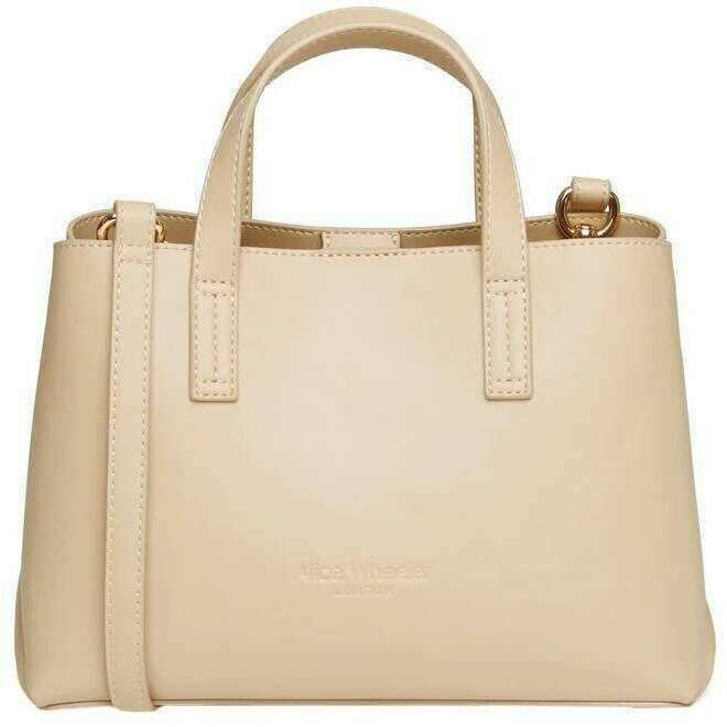 Alice Wheeler London Florence Handbag - Sand Beige