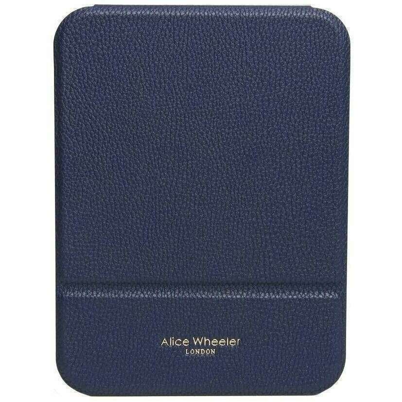 Alice Wheeler London Folding Travel Mirror - Navy