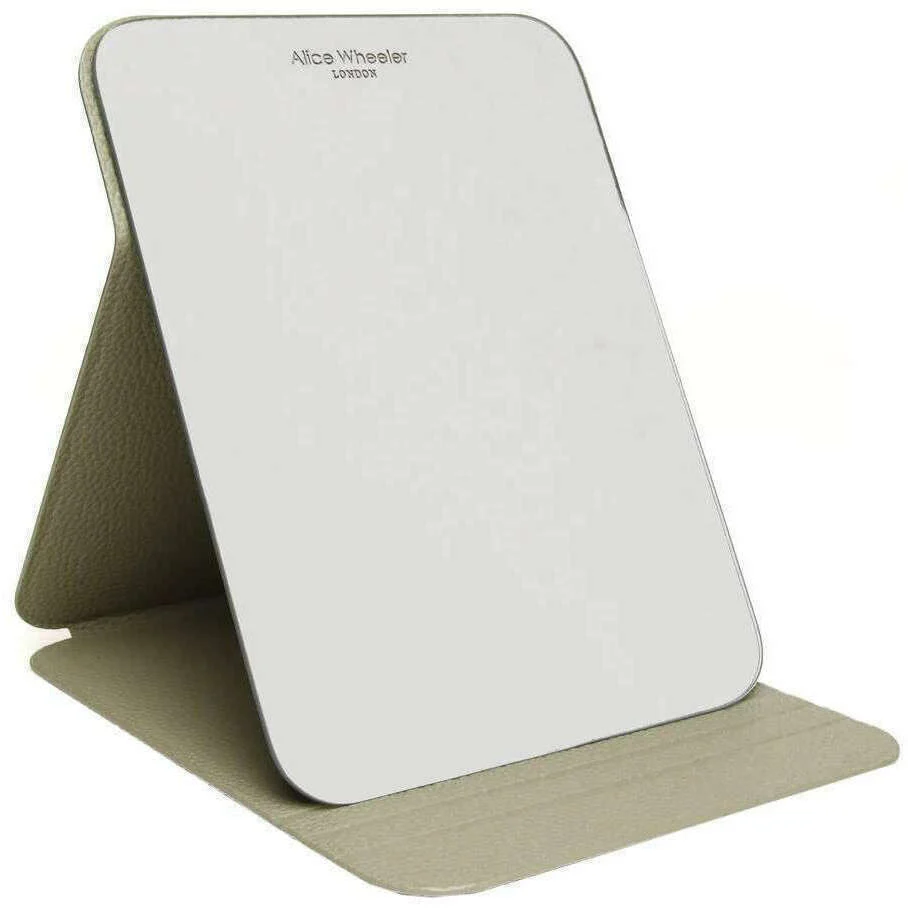 Alice Wheeler London Folding Travel Mirror - Pistachio Green - Image 3