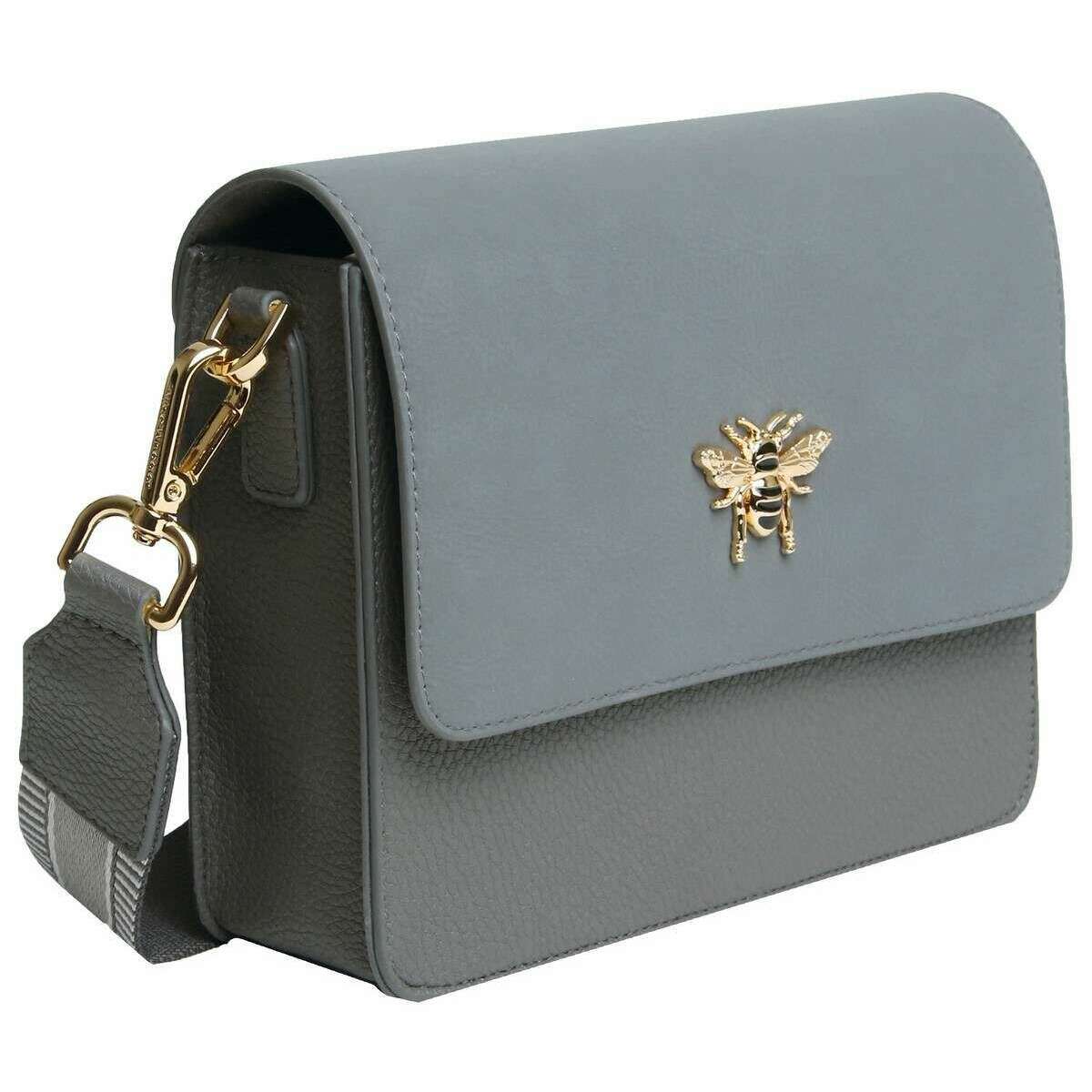 Alice Wheeler London Highbury Capsule Cross Body Bag - Slate Grey - Image 3