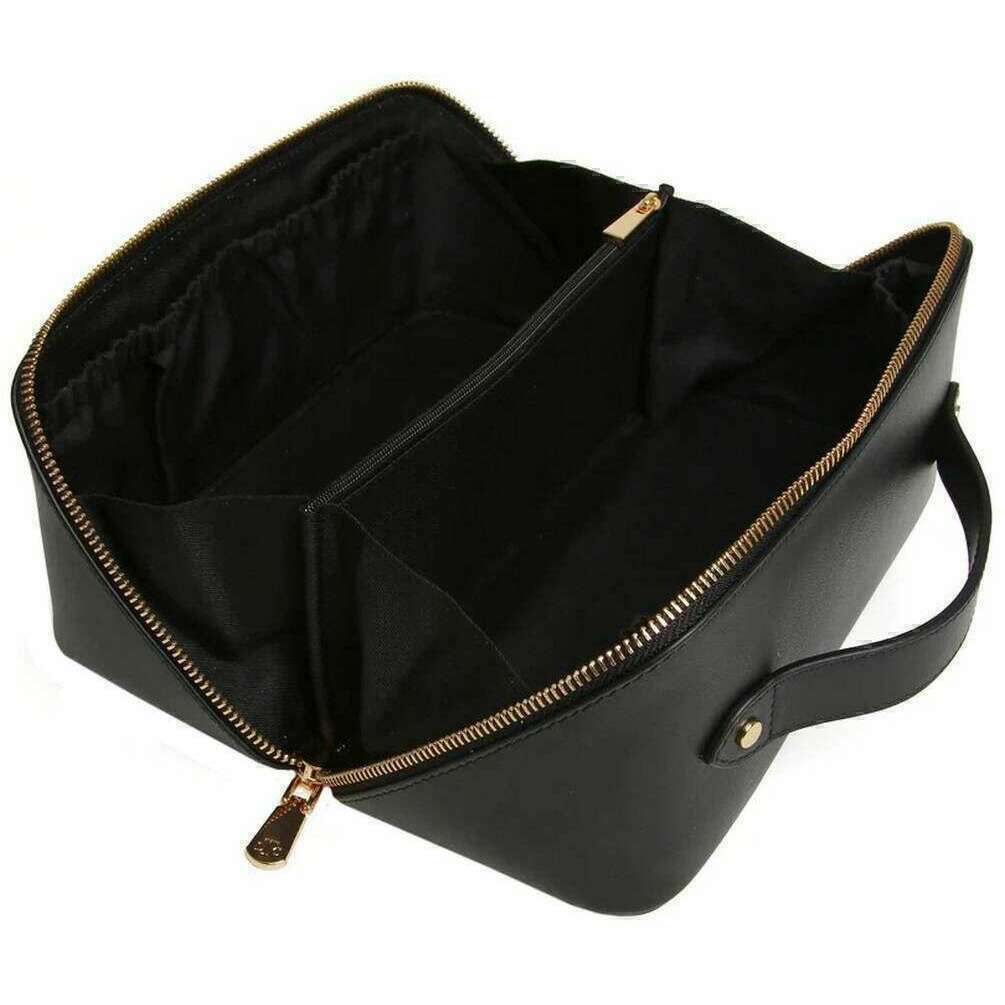Alice Wheeler London LTC Leather Train Case - Black - Image 4