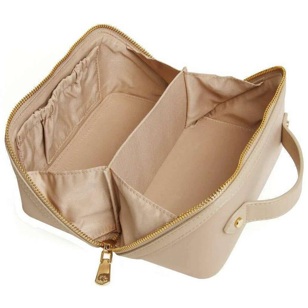 Alice Wheeler London LTC Mini Train Case - Stone Beige - Image 4