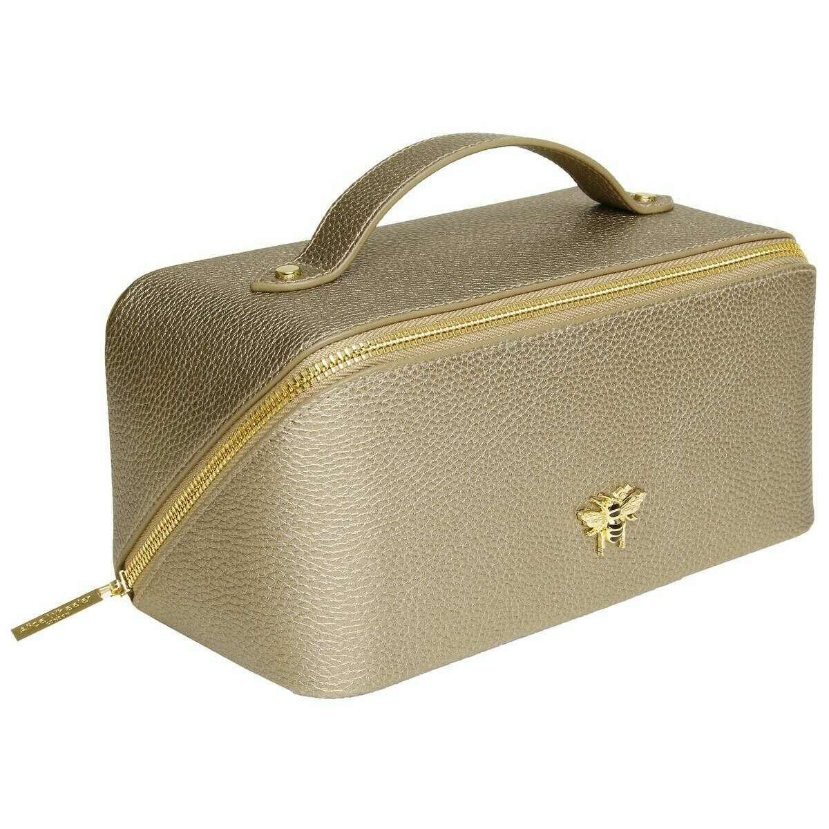 Alice Wheeler London Luxury Travel Train Case - Bronze - Image 3