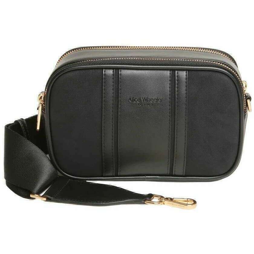 Alice Wheeler London Madrid Camera Crossbody Bag - Black
