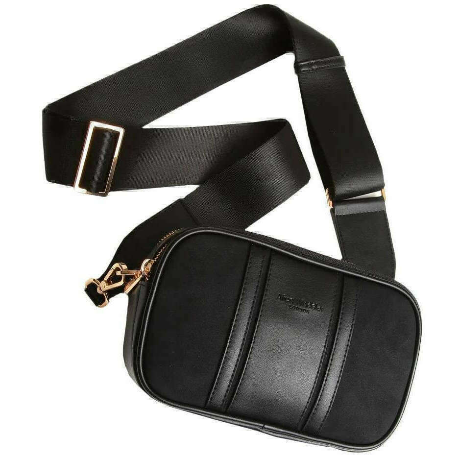 Alice Wheeler London Madrid Camera Crossbody Bag - Black - Image 4