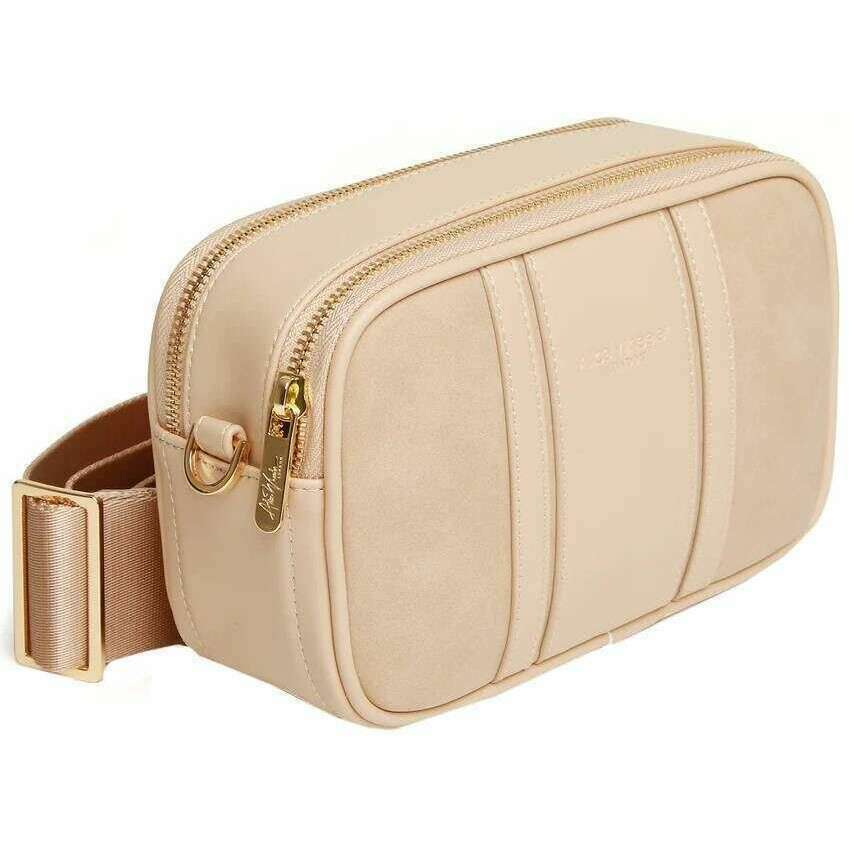Alice Wheeler London Madrid Camera Crossbody Bag - Sand Beige - Image 2