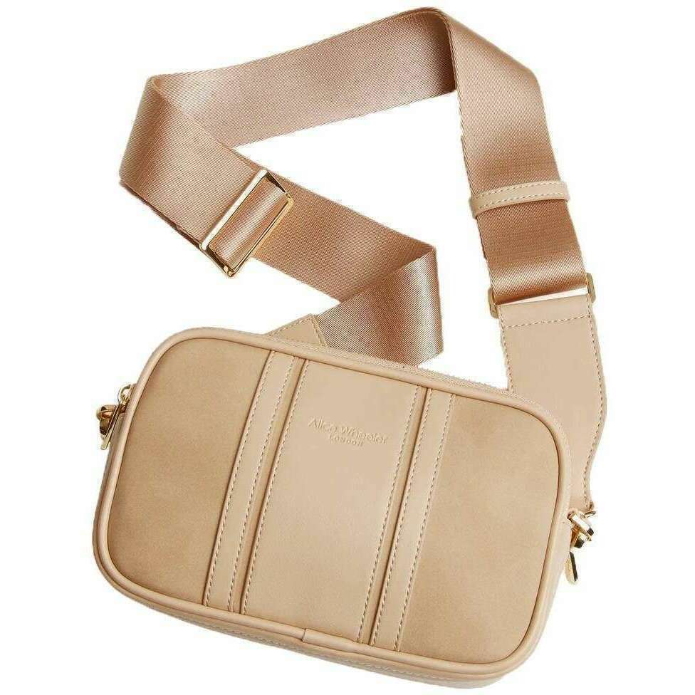 Alice Wheeler London Madrid Camera Crossbody Bag - Sand Beige - Image 4