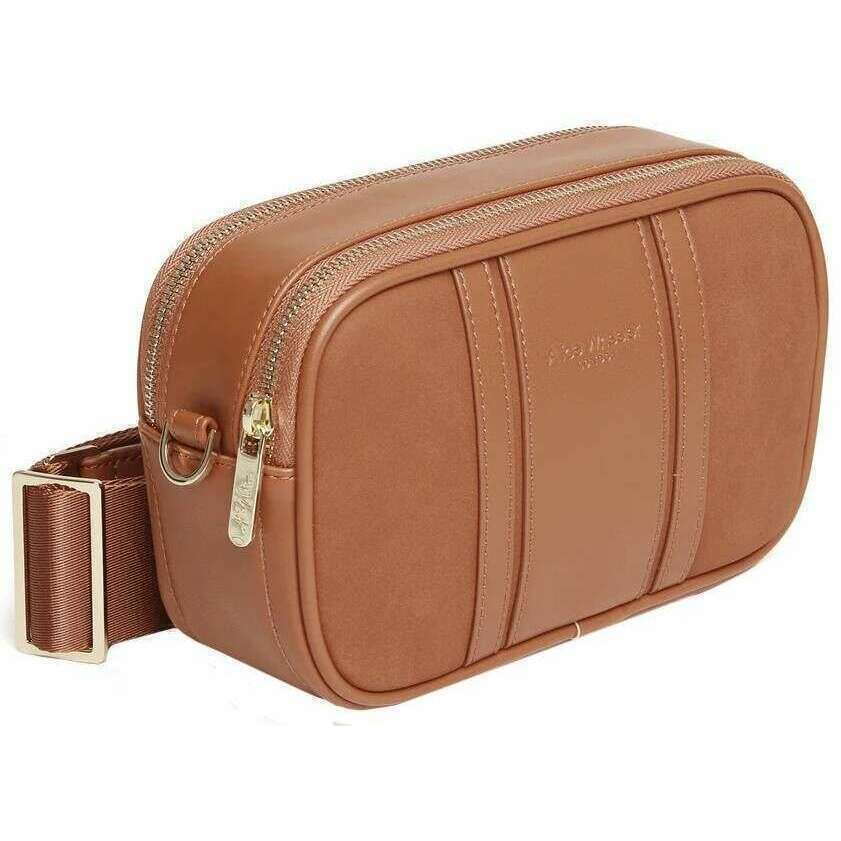 Alice Wheeler London Madrid Camera Crossbody Bag - Tan - Image 2