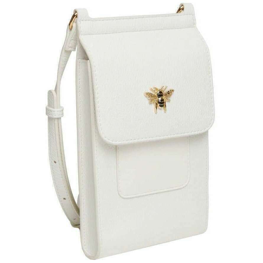Alice Wheeler London Mini Bloomsbury Crossbody Bag - White - Image 3