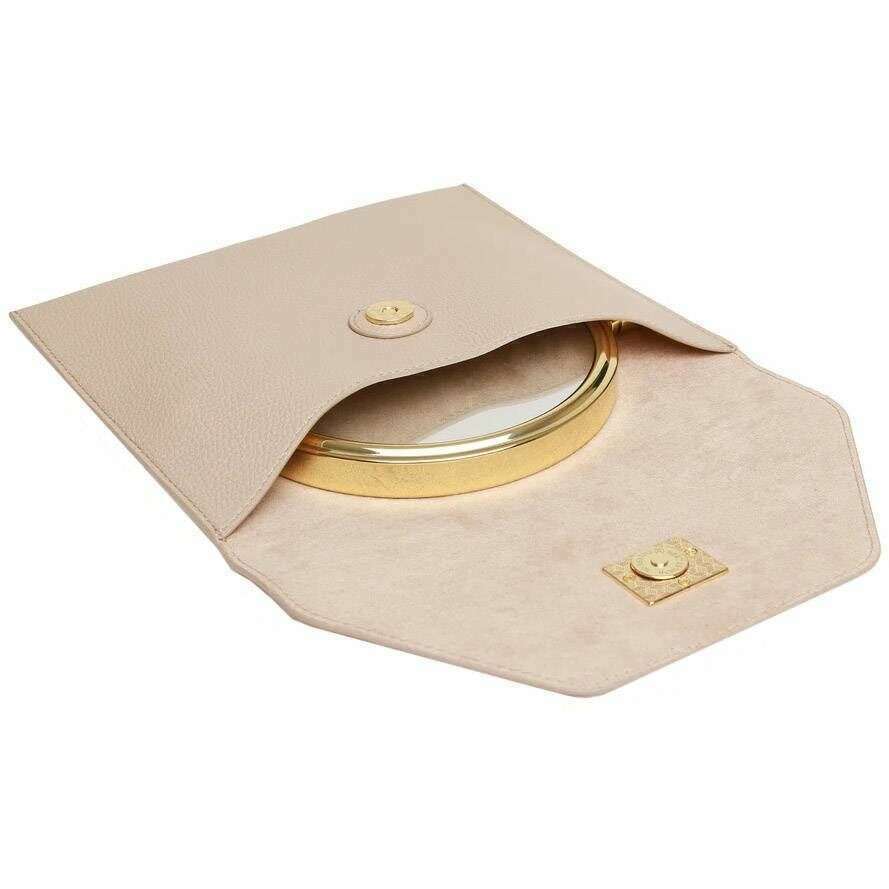 Alice Wheeler London Mirror and Case - Stone Beige - Image 3