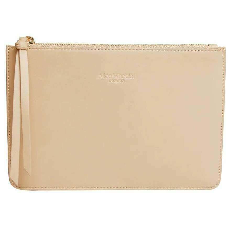 Alice Wheeler London Paris Clutch - Sand Beige