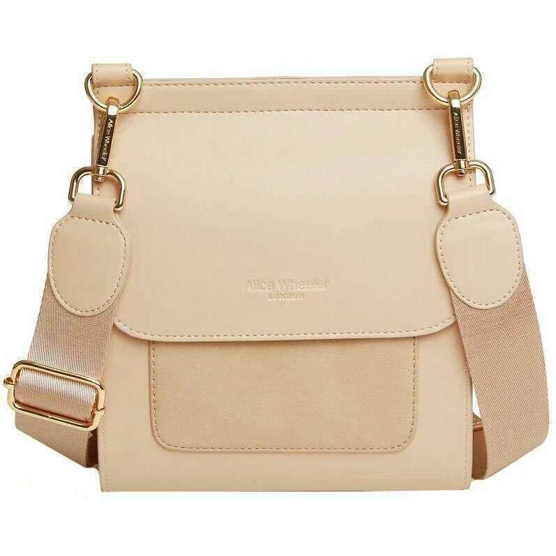 Alice Wheeler London Seville Crossbody Bag - Sand Cream