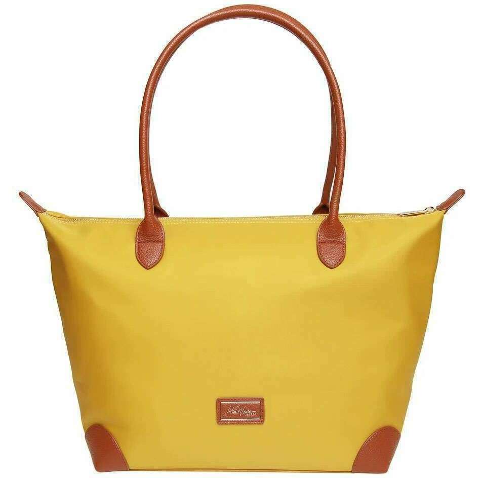 Alice Wheeler London Shoreditch Large Tote Bag - Ochre Yellow - Image 2