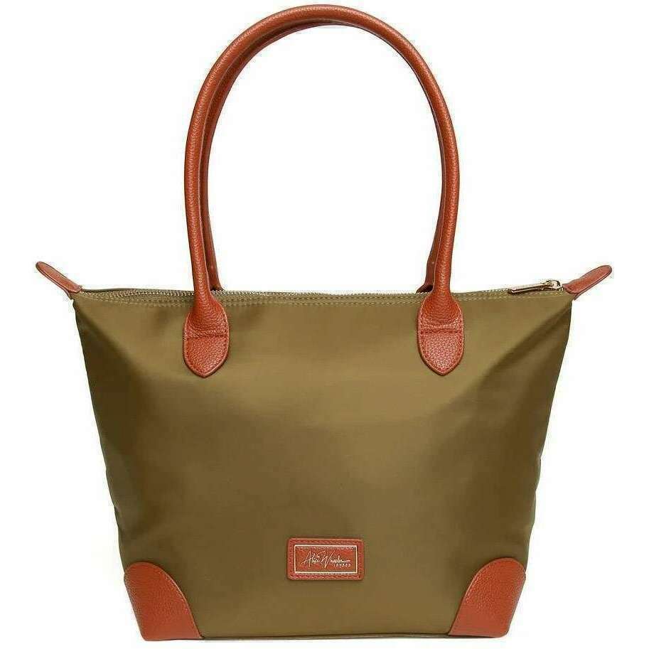 Alice Wheeler London Shoreditch Medium Tote Bag - Olive Green - Image 2