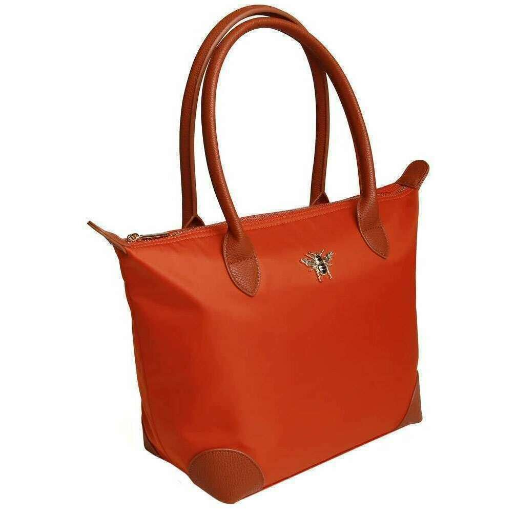 Alice Wheeler London Shoreditch Medium Tote Bag - Orange - Image 3