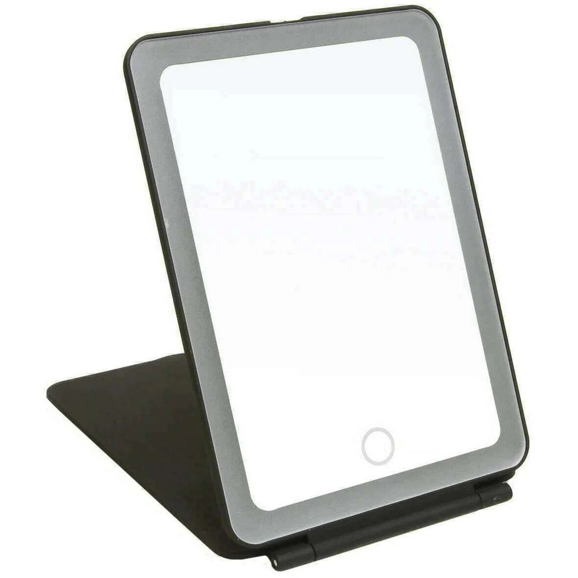 Alice Wheeler London Soft Touch Portable LED Mirror - Black