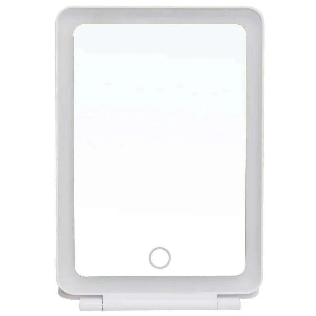 Alice Wheeler London Soft Touch Portable LED Mirror - White - Image 2