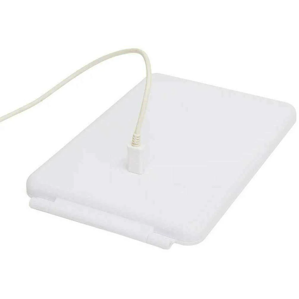 Alice Wheeler London Soft Touch Portable LED Mirror - White - Image 4