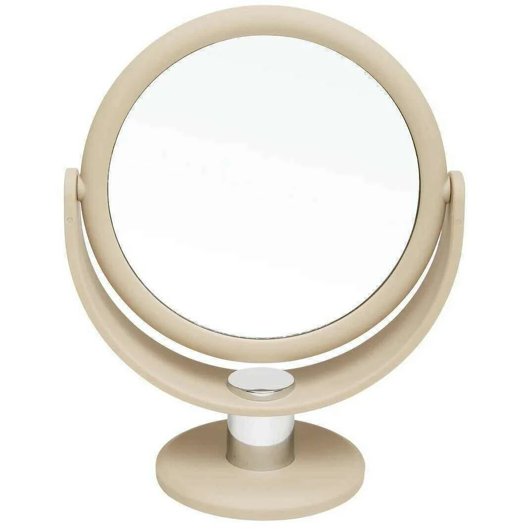Alice Wheeler London Soft Touch Vanity Mirror - Stone Beige - Image 2