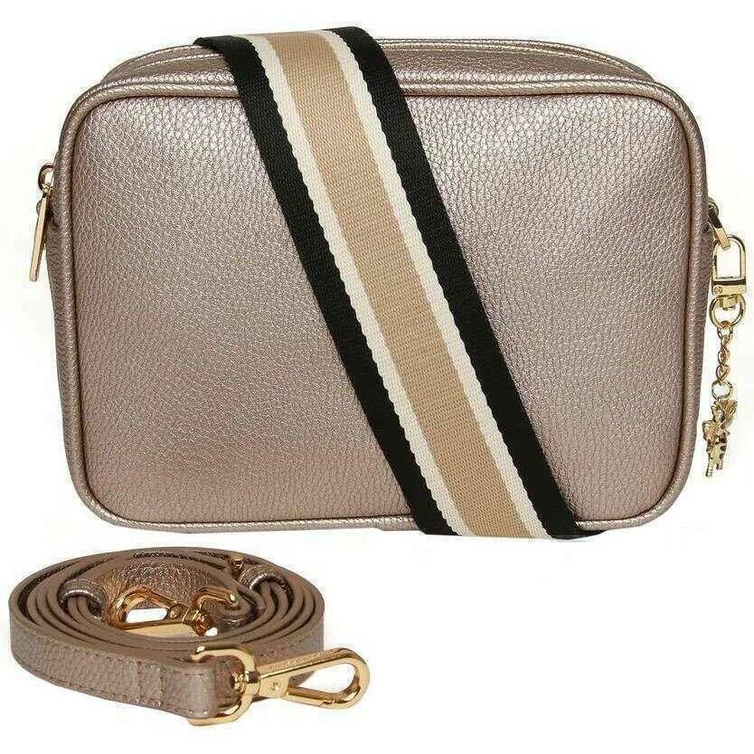 Alice Wheeler London Soho Camera Crossbody Bag - Bronze